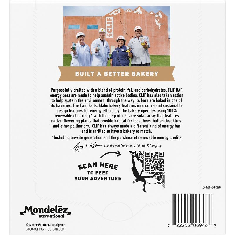 slide 2 of 11, CLIF Bar Cookies & Creme Granola Plant-Based Soy Protein Bars Made with Organic Oats - 11g Protein - 12oz/5ct, 11 gram, 12 oz, 5 ct
