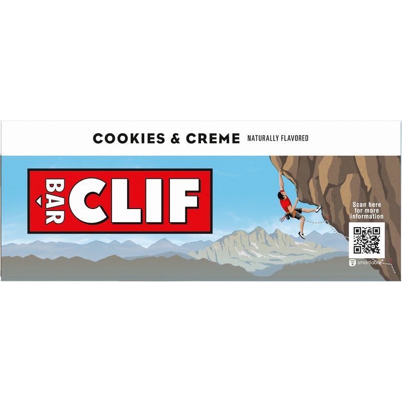 slide 8 of 11, CLIF Bar Cookies & Creme Granola Plant-Based Soy Protein Bars Made with Organic Oats - 11g Protein - 12oz/5ct, 11 gram, 12 oz, 5 ct