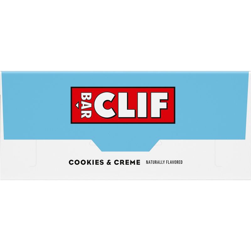 slide 10 of 11, CLIF Bar Cookies & Creme Granola Plant-Based Soy Protein Bars Made with Organic Oats - 11g Protein - 12oz/5ct, 11 gram, 12 oz, 5 ct