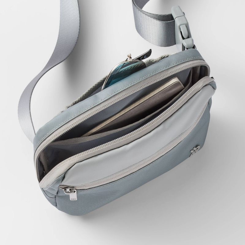 slide 3 of 4, Belt Fanny Pack Gray - All In Motion™: Adjustable Strap, Solid Pattern, 1 ct