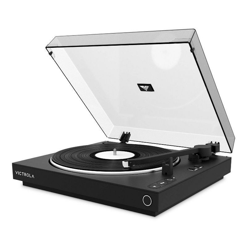 slide 3 of 19, Victrola Automatic Turntable: Bluetooth Belt Drive with RCA Connection, 1 ct