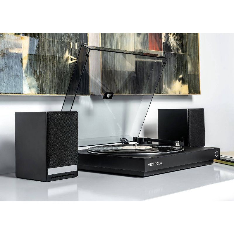 slide 17 of 19, Victrola Automatic Turntable: Bluetooth Belt Drive with RCA Connection, 1 ct