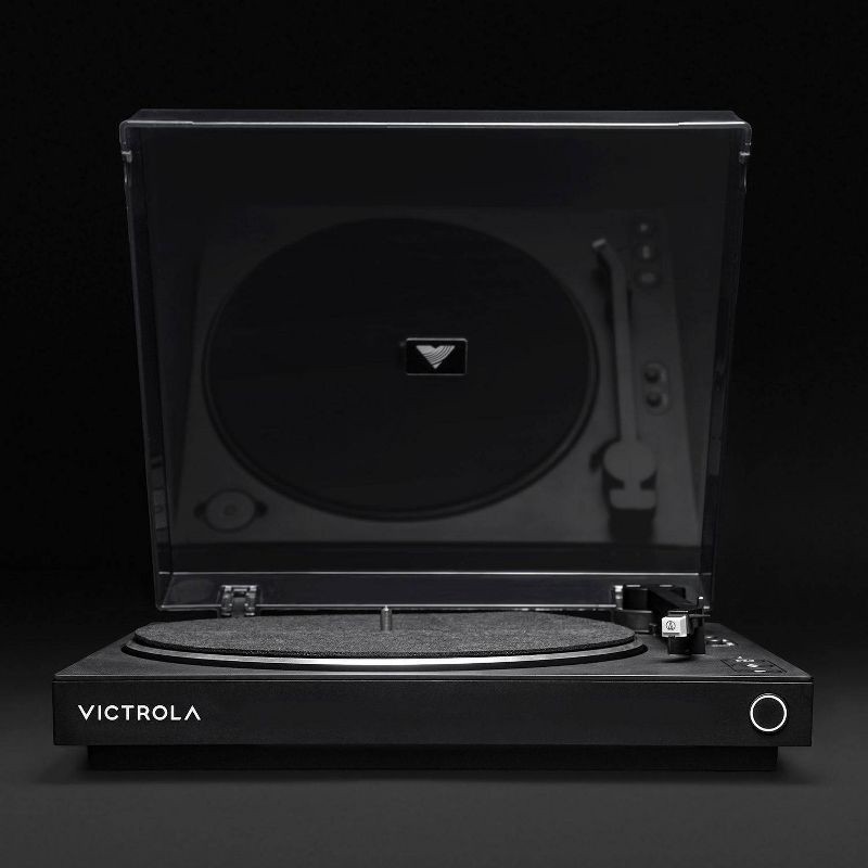 slide 11 of 19, Victrola Automatic Turntable: Bluetooth Belt Drive with RCA Connection, 1 ct