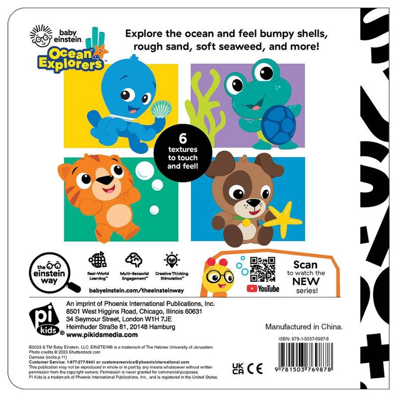 slide 6 of 6, Baby Einstein Ocean Explorers Discover the Ocean - Touch and Feel (Board Book), 1 ct
