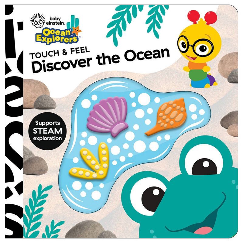 slide 1 of 6, Baby Einstein Ocean Explorers Discover the Ocean - Touch and Feel (Board Book), 1 ct
