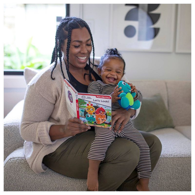 slide 5 of 9, Baby Einstein First Look and Find Neptune Turtle - Book Box and Plush Set (Board Book), 1 ct