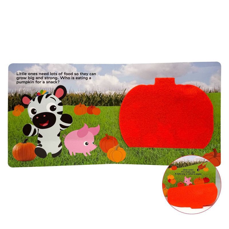 slide 4 of 5, Baby Einstein Discover a Farm Felt Flaps (Board Book), 1 ct