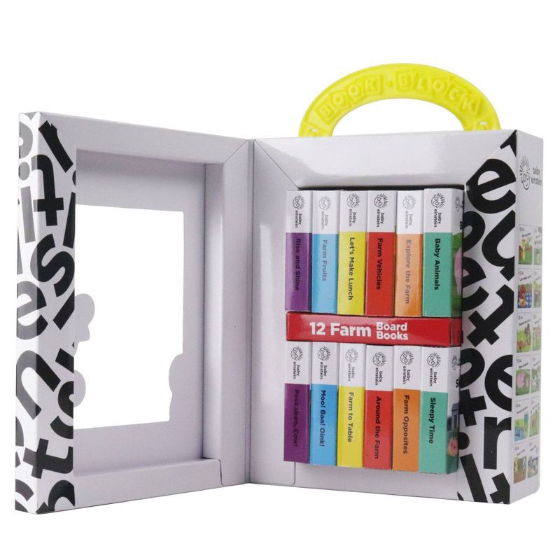 slide 17 of 19, Baby Einstein Farm Animals My First Library 12 Book Set (Board Book), 1 ct