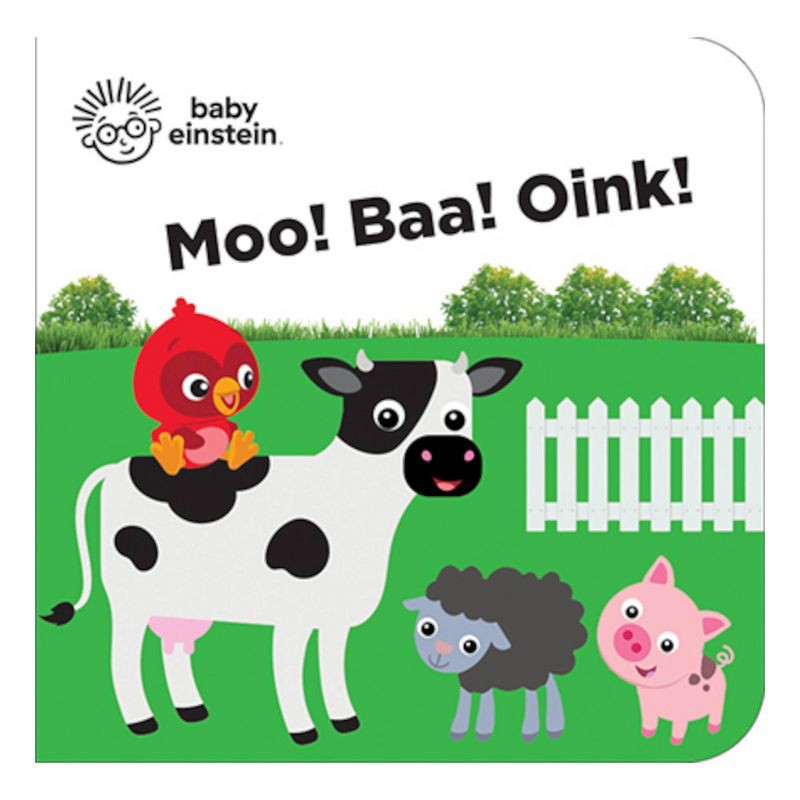 slide 2 of 19, Baby Einstein Farm Animals My First Library 12 Book Set (Board Book), 1 ct