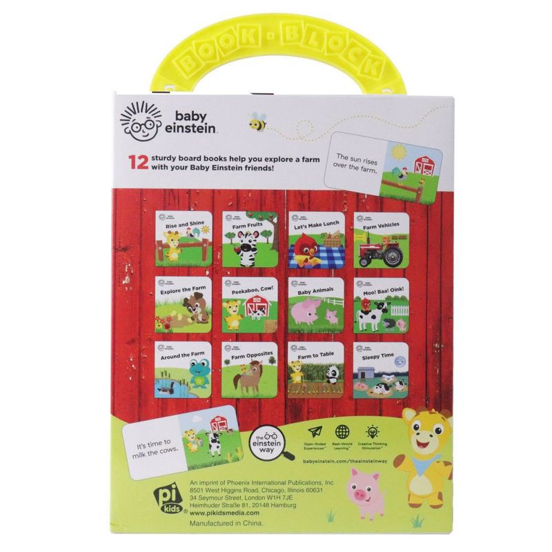 slide 16 of 19, Baby Einstein Farm Animals My First Library 12 Book Set (Board Book), 1 ct