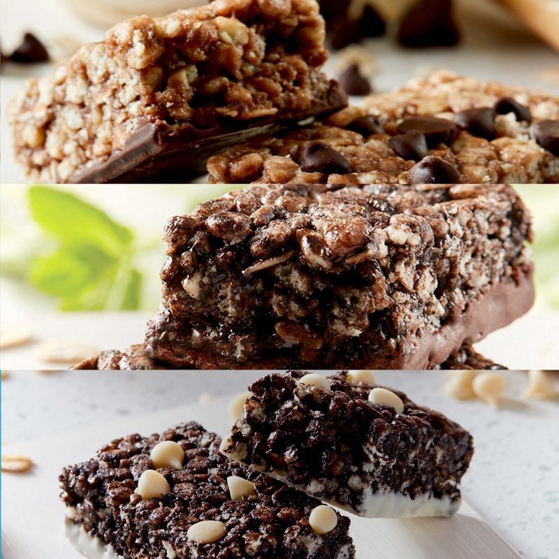 slide 3 of 13, CLIF ZBAR PROTEIN Chocolate Chip, Chocolate Mint Cookies and Crème Granola Bar Variety Pack Made with Organic Oats - 5g Protein - 19.05oz/15pk, 5 gram, 19.05 oz, 15 ct