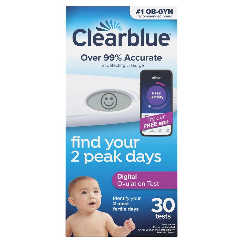 slide 2 of 16, Clearblue Digital Ovulation Tests - 30ct, 30 ct