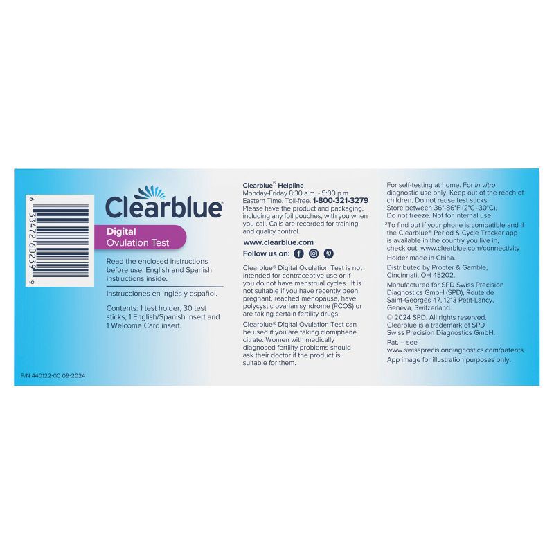slide 16 of 16, Clearblue Digital Ovulation Tests - 30ct, 30 ct