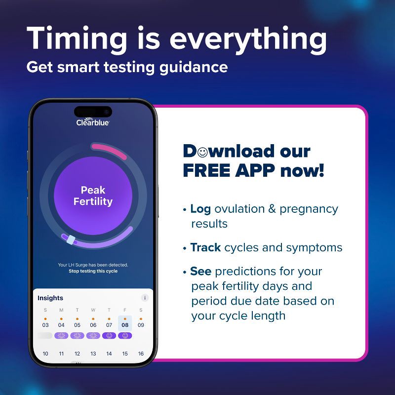 slide 9 of 16, Clearblue Digital Ovulation Tests - 30ct, 30 ct