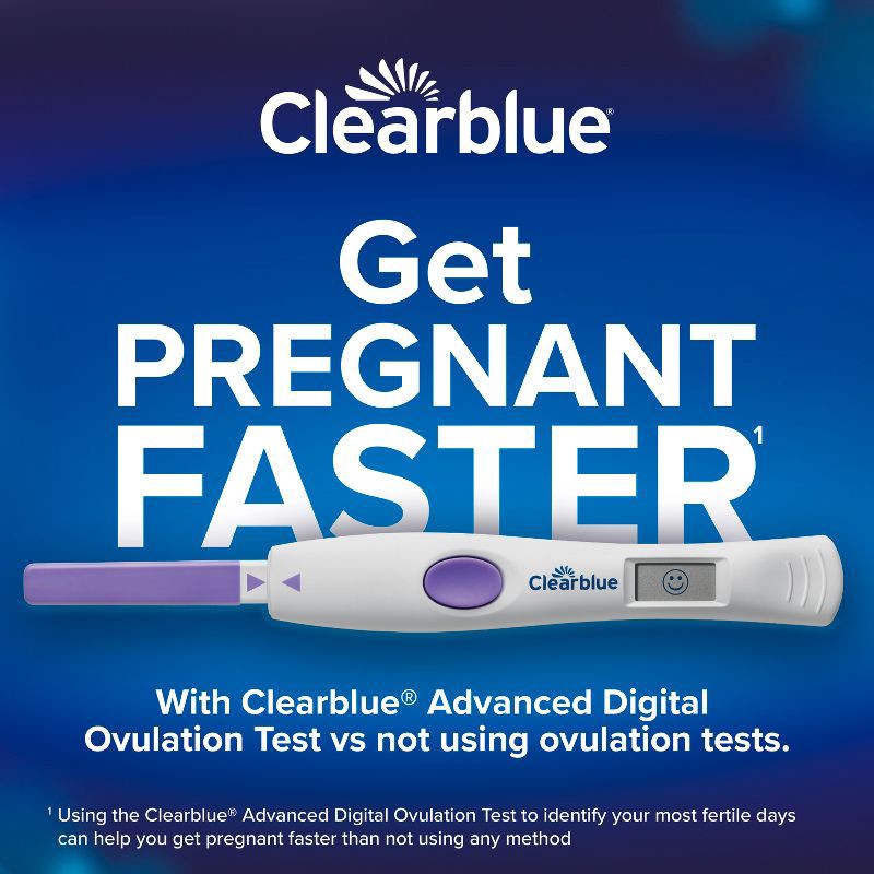 slide 3 of 16, Clearblue Advanced Digital Ovulation Test + 2 Pregnancy Test - 30ct, 30 ct