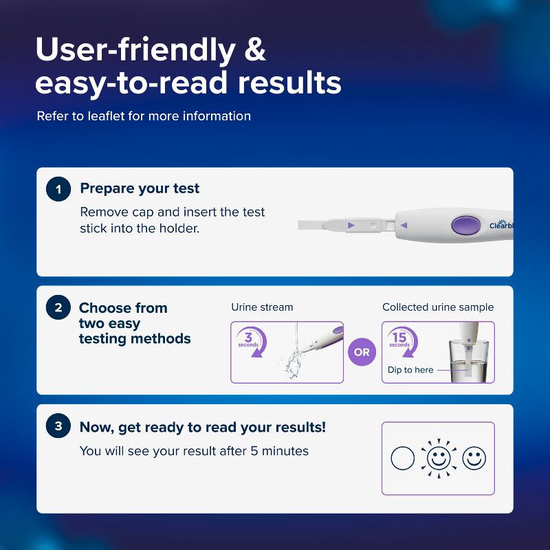 slide 15 of 16, Clearblue Advanced Digital Ovulation Test + 2 Pregnancy Test - 30ct, 30 ct