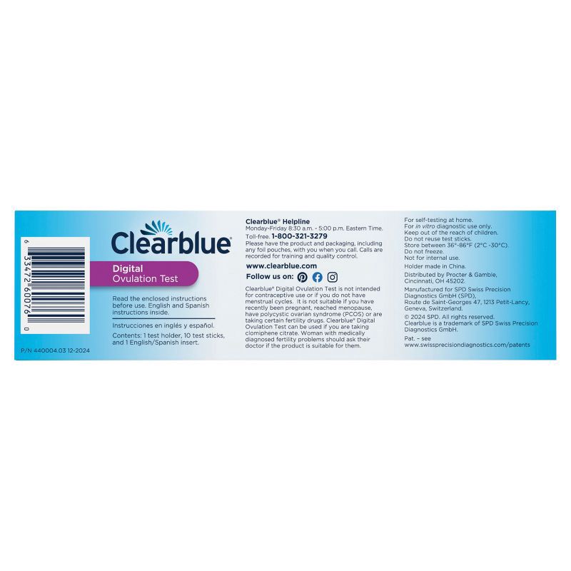 slide 16 of 16, Clearblue Digital Ovulation Tests - 10ct, 10 ct