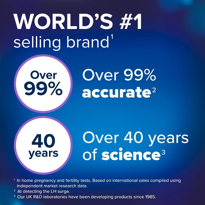 slide 11 of 13, Clearblue Advanced Digital Ovulation Test + 1 Pregnancy Test - 15ct, 15 ct