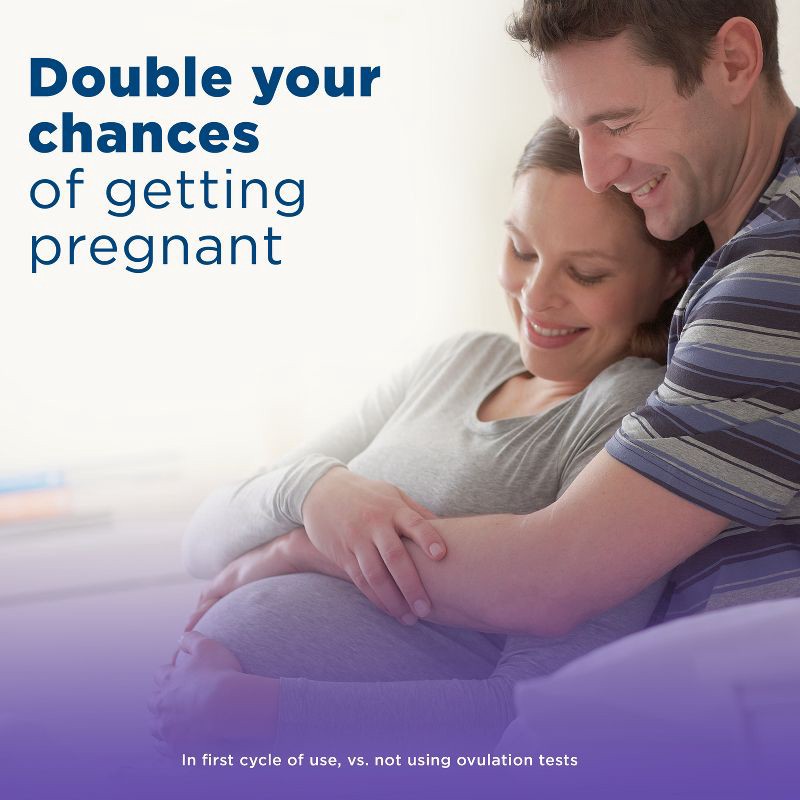 slide 5 of 13, Clearblue Advanced Digital Ovulation Test + 1 Pregnancy Test - 15ct, 15 ct