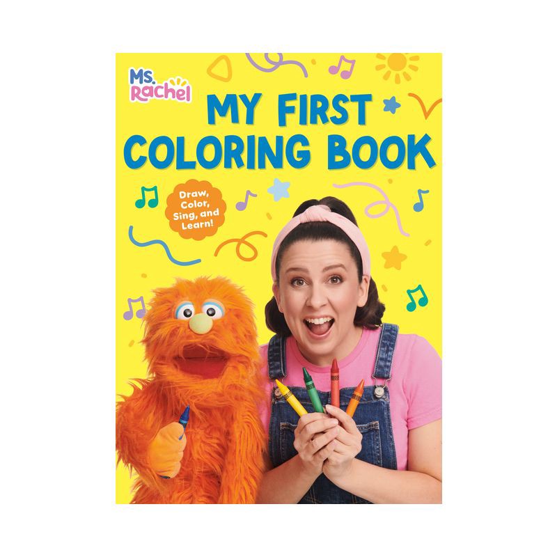 slide 1 of 1, Random House My First Coloring Book - by Ms. Rachel (Paperback), 1 ct