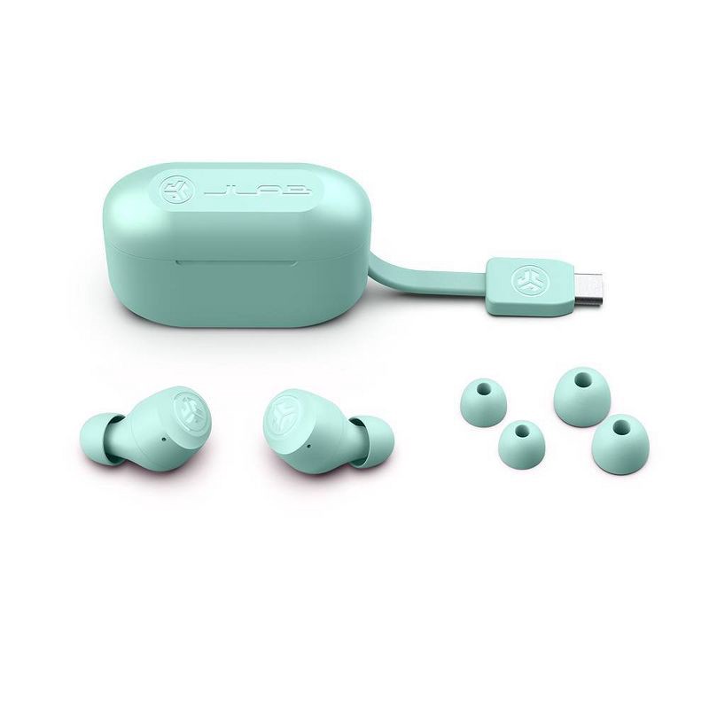slide 5 of 5, JLab Go Air Pop True Wireless Bluetooth Earbuds - Mint, 1 ct