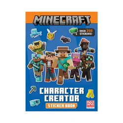 Minecraft Character Creator Sticker Book (Minecraft) - by Random House (Paperback)