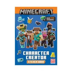 Minecraft Character Creator Sticker Book (Minecraft) - by Random House (Paperback)