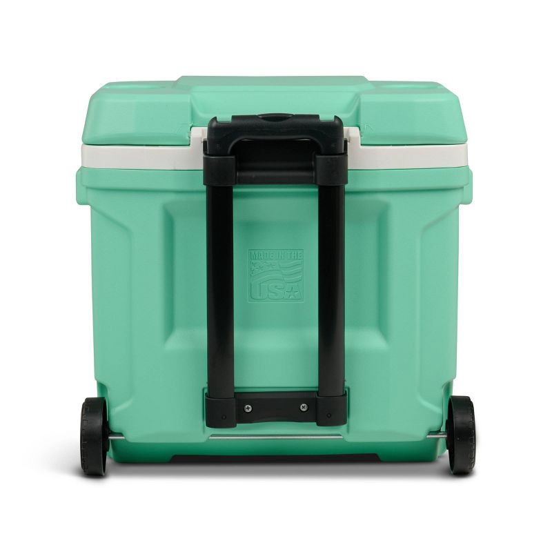 slide 7 of 13, Igloo Latitude 30qt Rolling Cooler - Mint: Polyethylene, Retractable Handle, Wheels, 30 qt