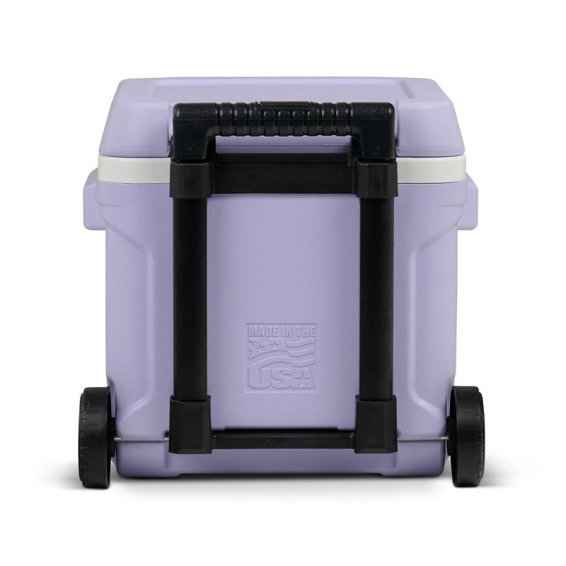 slide 7 of 13, Igloo Profile 16qt Rolling Cooler - Lilac: Polyethylene, Wheels & Retractable Handle, 16 qt