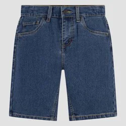 Levi's® Boys' Slim 'Above the knee' Jean Shorts - Dark Wash 14: Stretch Knit, Midweight Fabric