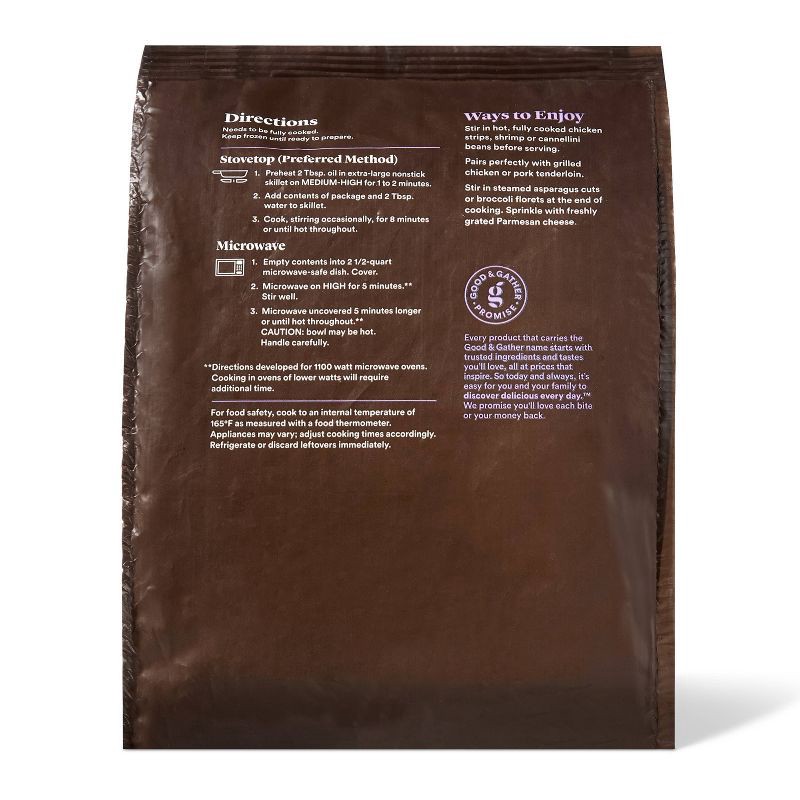 slide 3 of 5, Frozen Fettuccine Alfredo - 22oz - Good & Gather™, 22 oz