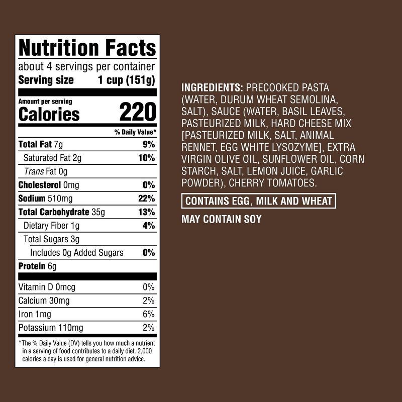 slide 5 of 5, Frozen Pesto Rotini with Cherry Tomatoes - 22oz - Good & Gather™, 22 oz