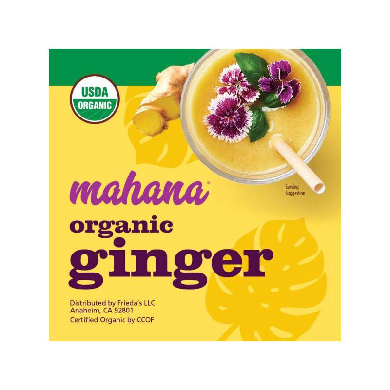 slide 4 of 4, Frieda's Organic Mahana Ginger - 8oz, 8 oz
