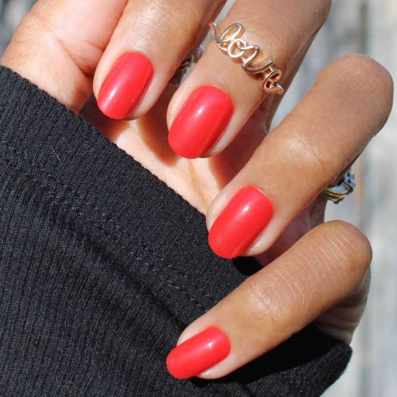 slide 6 of 7, Olive & June Press-On Fake Nails - Round Short - Lollipop - 32ct, 32 ct