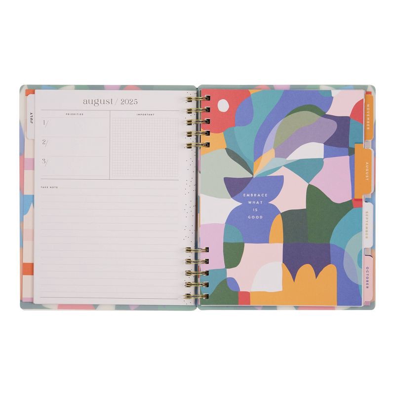 slide 3 of 12, The Happy Planner 7"x9.25" 2025-2026 Mod Mosaics Classic 12 Months Dated Planner, 1 ct