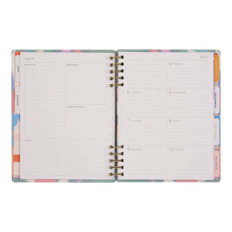slide 5 of 12, The Happy Planner 7"x9.25" 2025-2026 Mod Mosaics Classic 12 Months Dated Planner, 1 ct