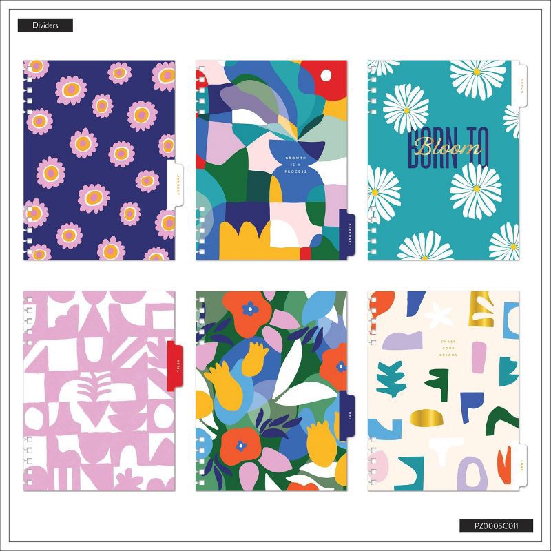 slide 11 of 12, The Happy Planner 7"x9.25" 2025-2026 Mod Mosaics Classic 12 Months Dated Planner, 1 ct