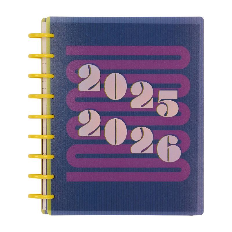 slide 2 of 12, The Happy Planner THP Riso Pop Classic 2025-2026 12 Month Disc Bound Dated Planner, 1 ct