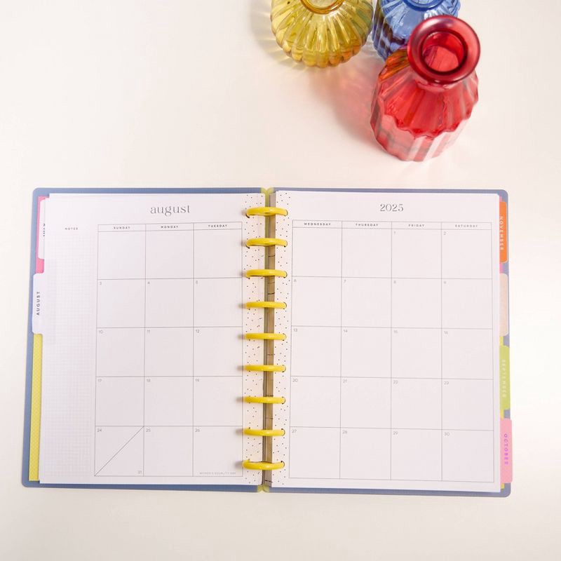 slide 8 of 12, The Happy Planner THP Riso Pop Classic 2025-2026 12 Month Disc Bound Dated Planner, 1 ct