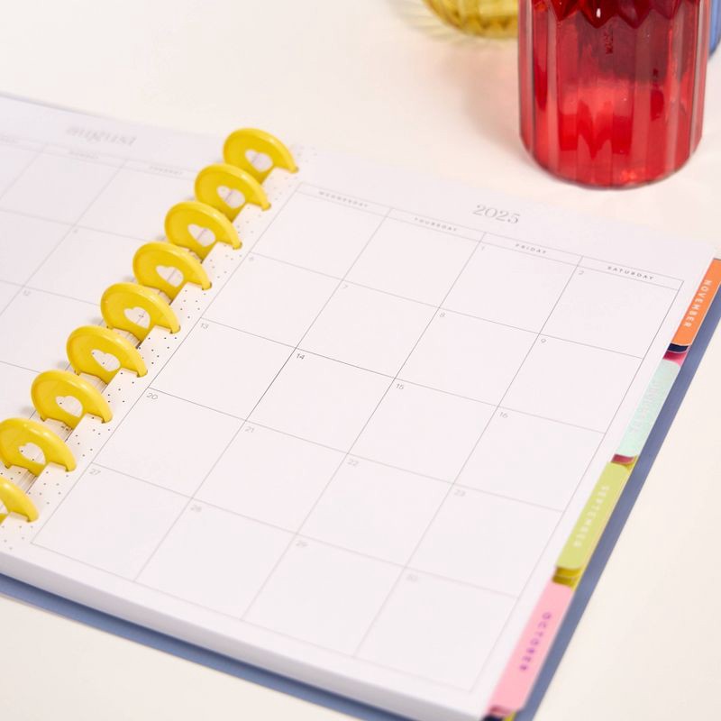 slide 9 of 12, The Happy Planner THP Riso Pop Classic 2025-2026 12 Month Disc Bound Dated Planner, 1 ct