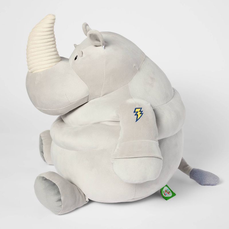 slide 3 of 4, 21" Rhino Stuffed Animal - Gigglescape™, 1 ct