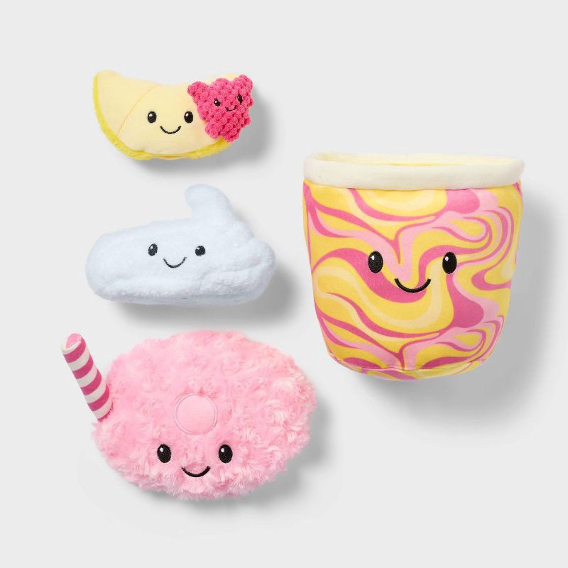 slide 3 of 3, 15.5" Stackable Lemonade Drink Stuffed Animal - Gigglescape™, 1 ct