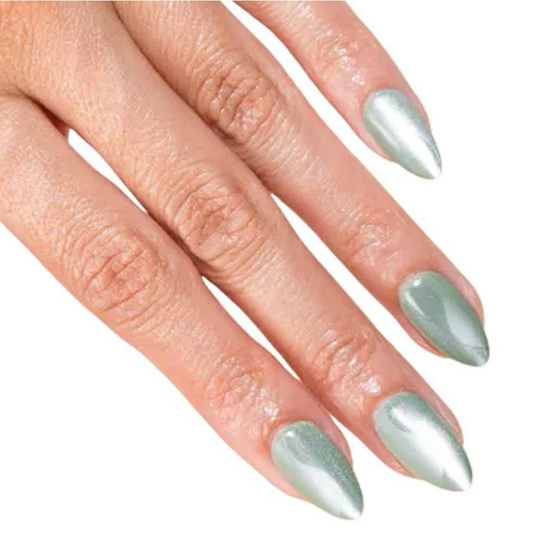 slide 3 of 12, Chillhouse Chill Tips Fake Nails - Design Studio - Sea Siren - 24ct, 24 ct