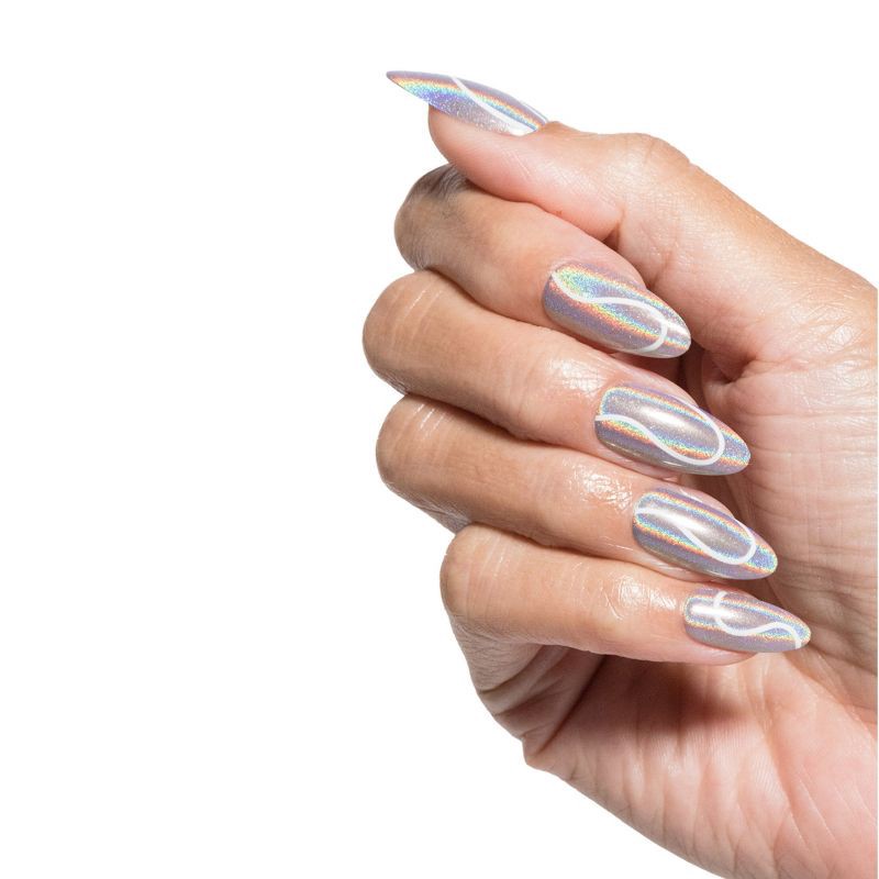 slide 2 of 9, Chillhouse Chill Tips Press on Fake Nails - Chill at the Disco - 24ct, 24 ct