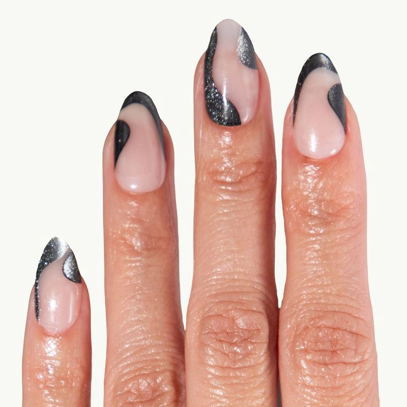 slide 2 of 8, Chillhouse Chill Tips Fake Nails - Design Studio - Midnight Magic - 24ct, 24 ct