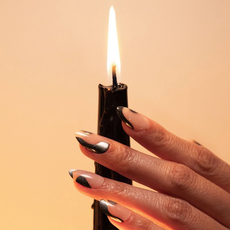 slide 6 of 8, Chillhouse Chill Tips Fake Nails - Design Studio - Midnight Magic - 24ct, 24 ct