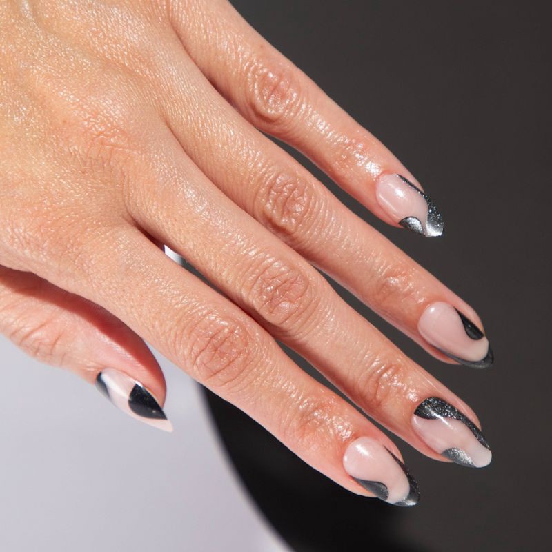 slide 7 of 8, Chillhouse Chill Tips Fake Nails - Design Studio - Midnight Magic - 24ct, 24 ct