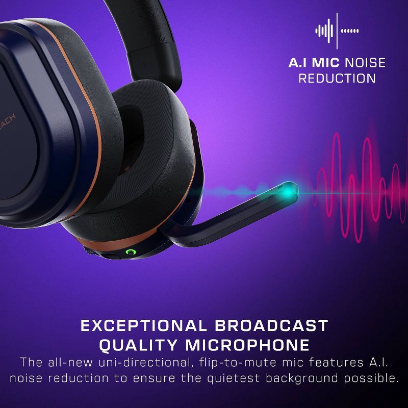 slide 19 of 24, Turtle Beach Stealth 700 Gen 3 Gaming Headphones for Xbox - Cobalt Blue: PS5, Wireless, 20hr Battery, 1 ct