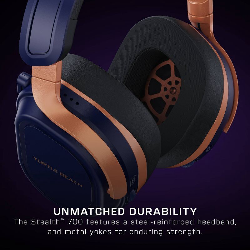 slide 22 of 24, Turtle Beach Stealth 700 Gen 3 Gaming Headphones for Xbox - Cobalt Blue: PS5, Wireless, 20hr Battery, 1 ct