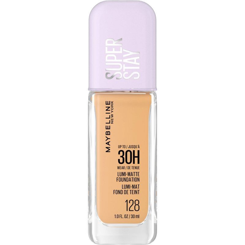 slide 2 of 9, Maybelline Super Stay Up to 30HR Wear Lumi-Matte Liquid Foundation - 128 - 1 fl oz, 128 x 1 fl oz
